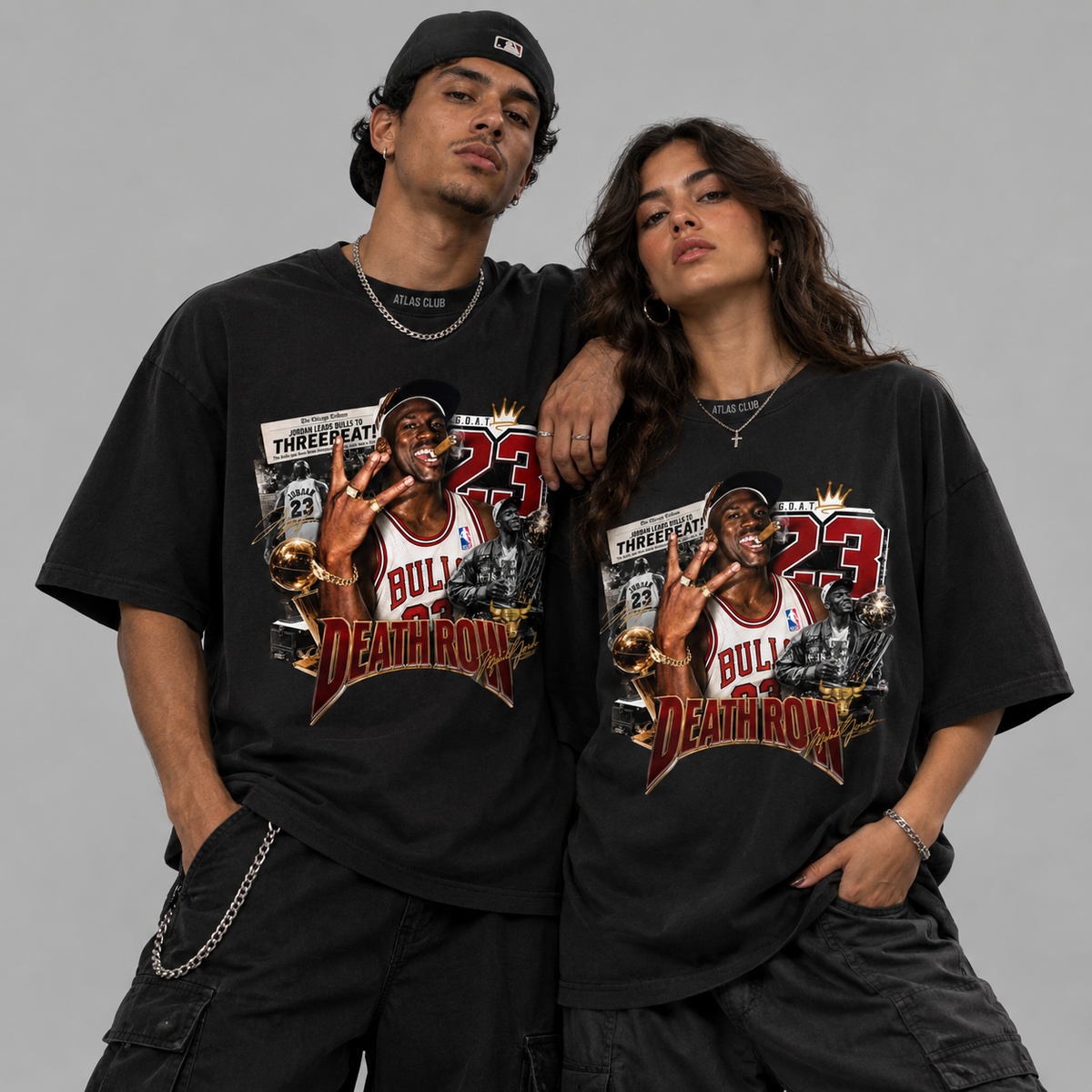 Camiseta Oversized Deathrow