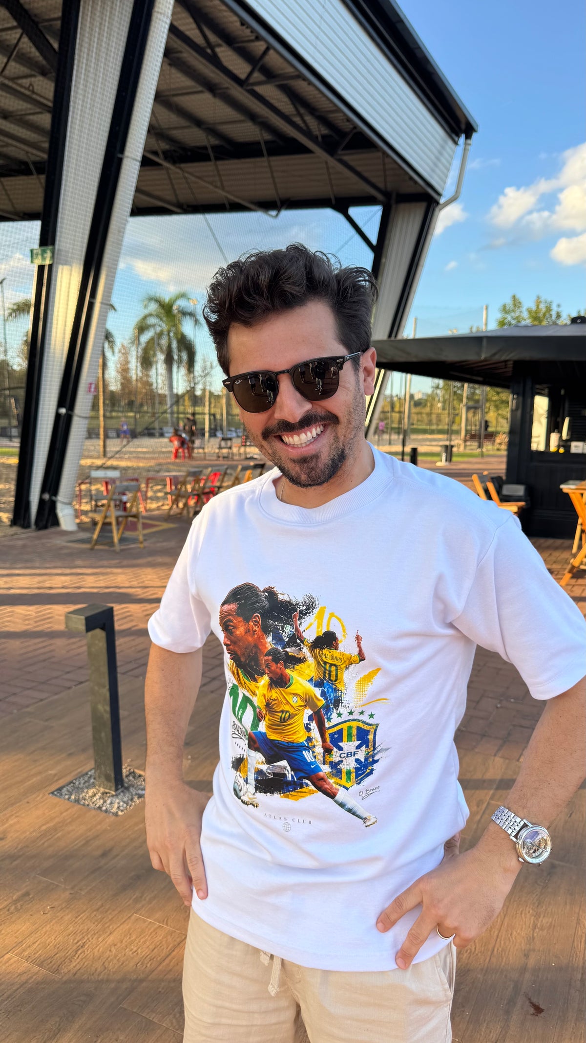 Camiseta Ronaldinho Seleção Amarela