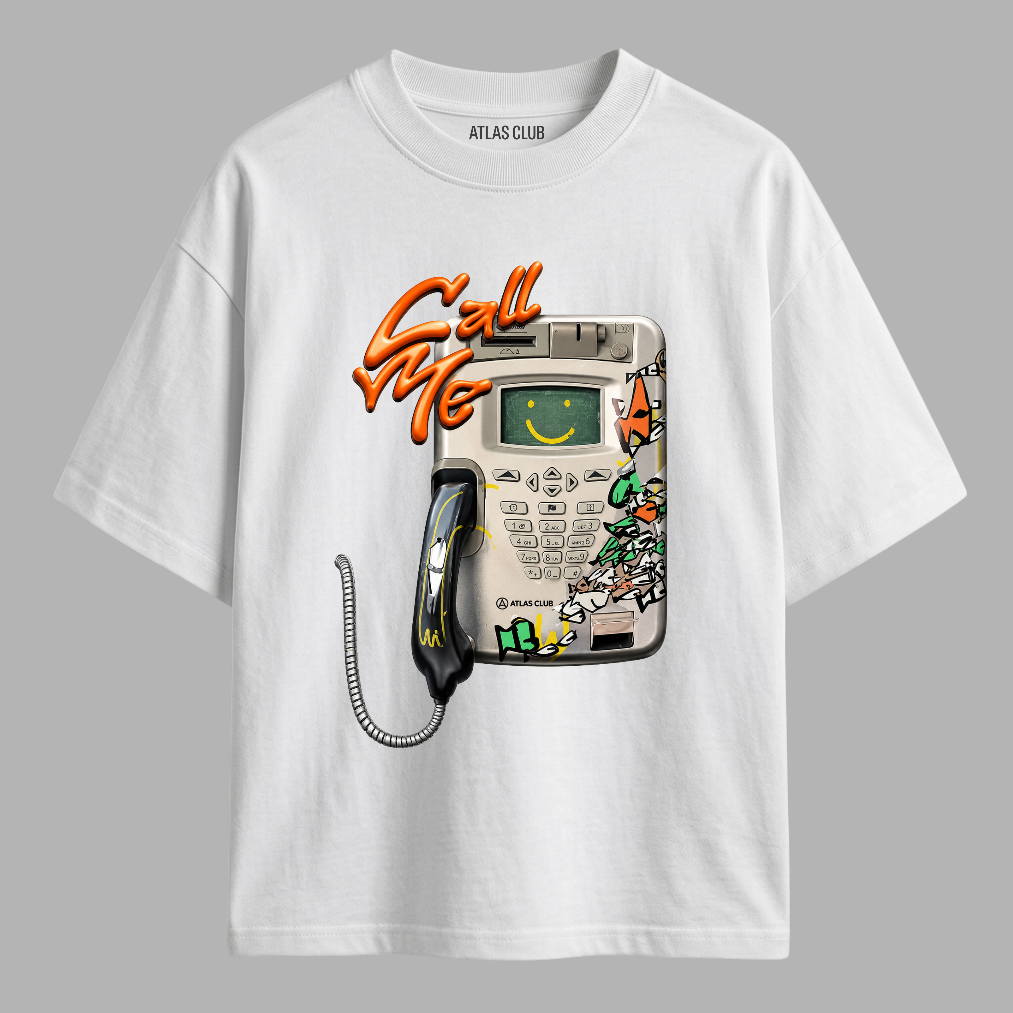 Camiseta Oversized Call Me