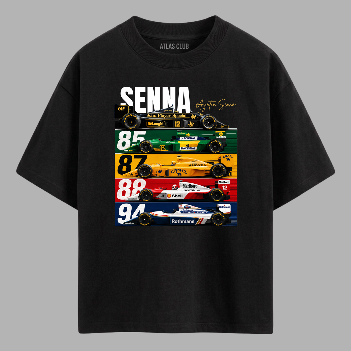 Camiseta Oversized Trajetória do Senna