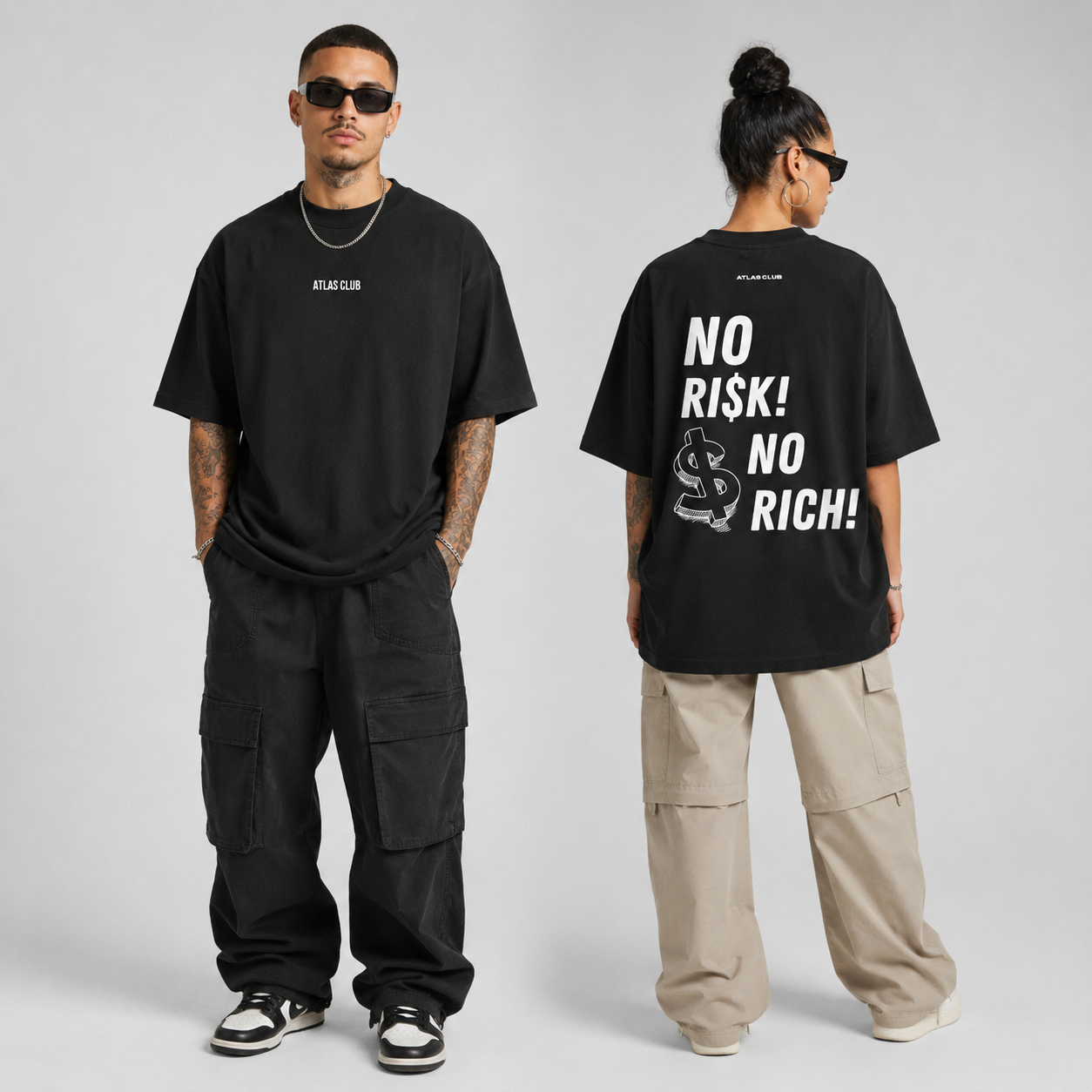 Camiseta No Ri$k! No Rich!