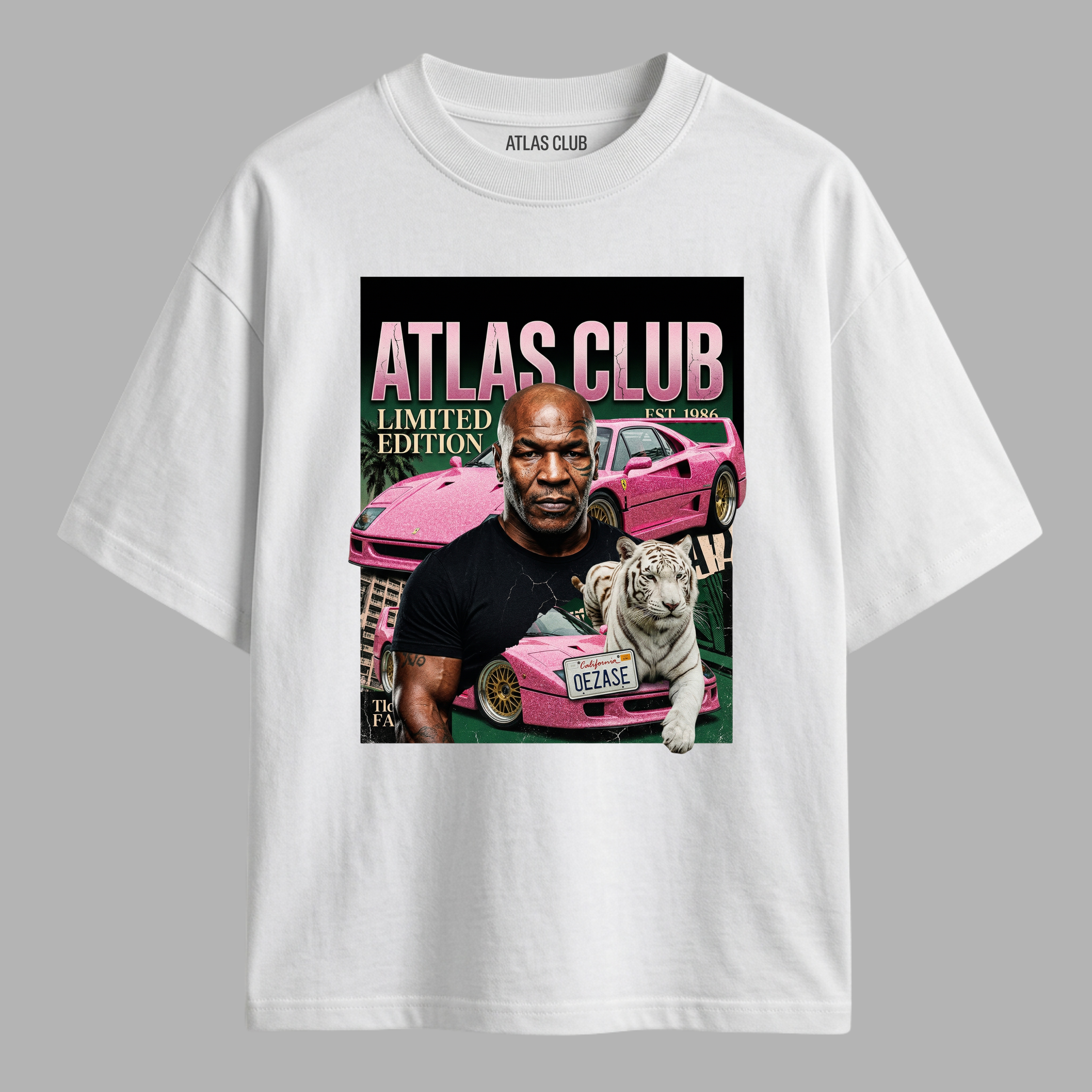 Camiseta Oversized Mike Tyson
