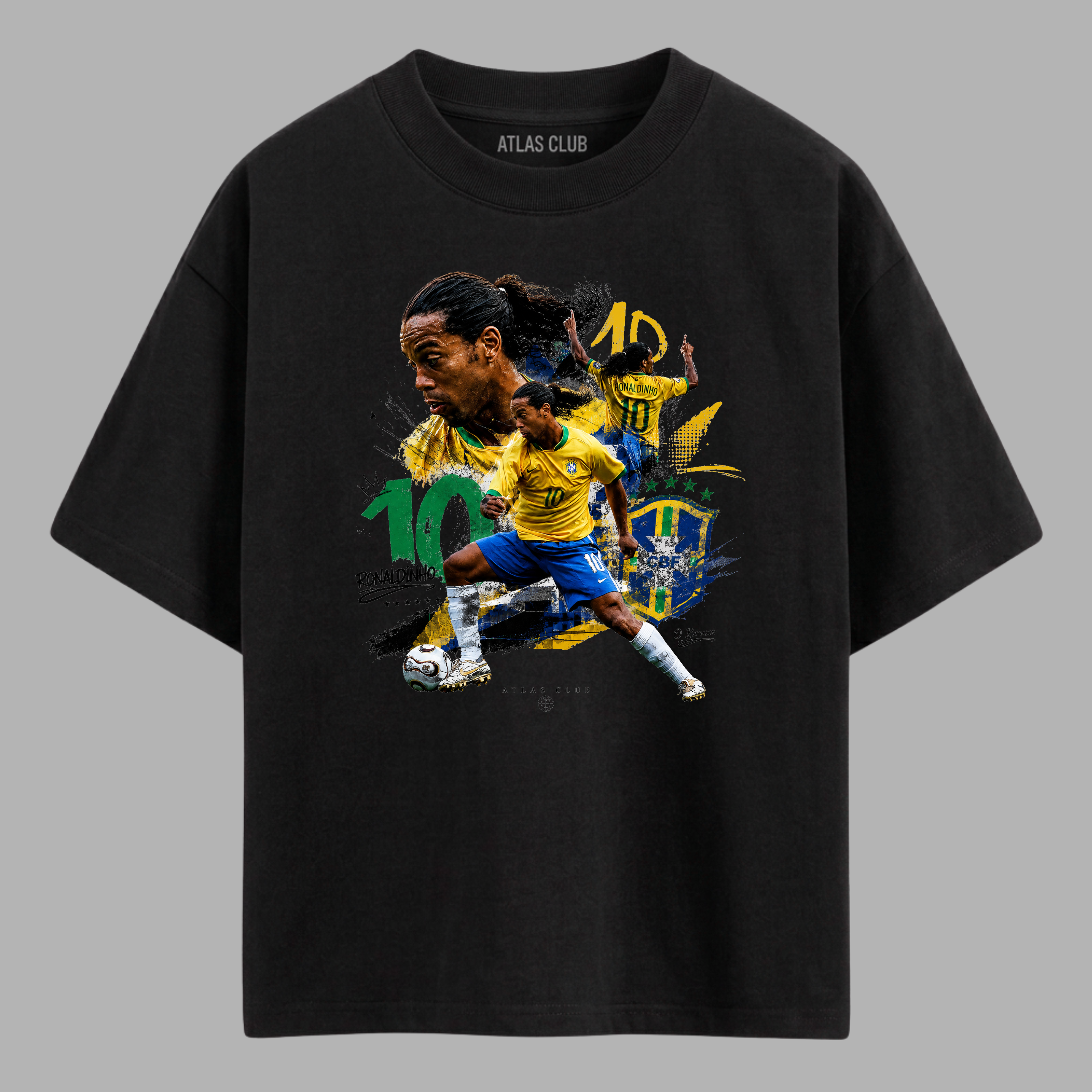 Camiseta Ronaldinho Seleção Amarela