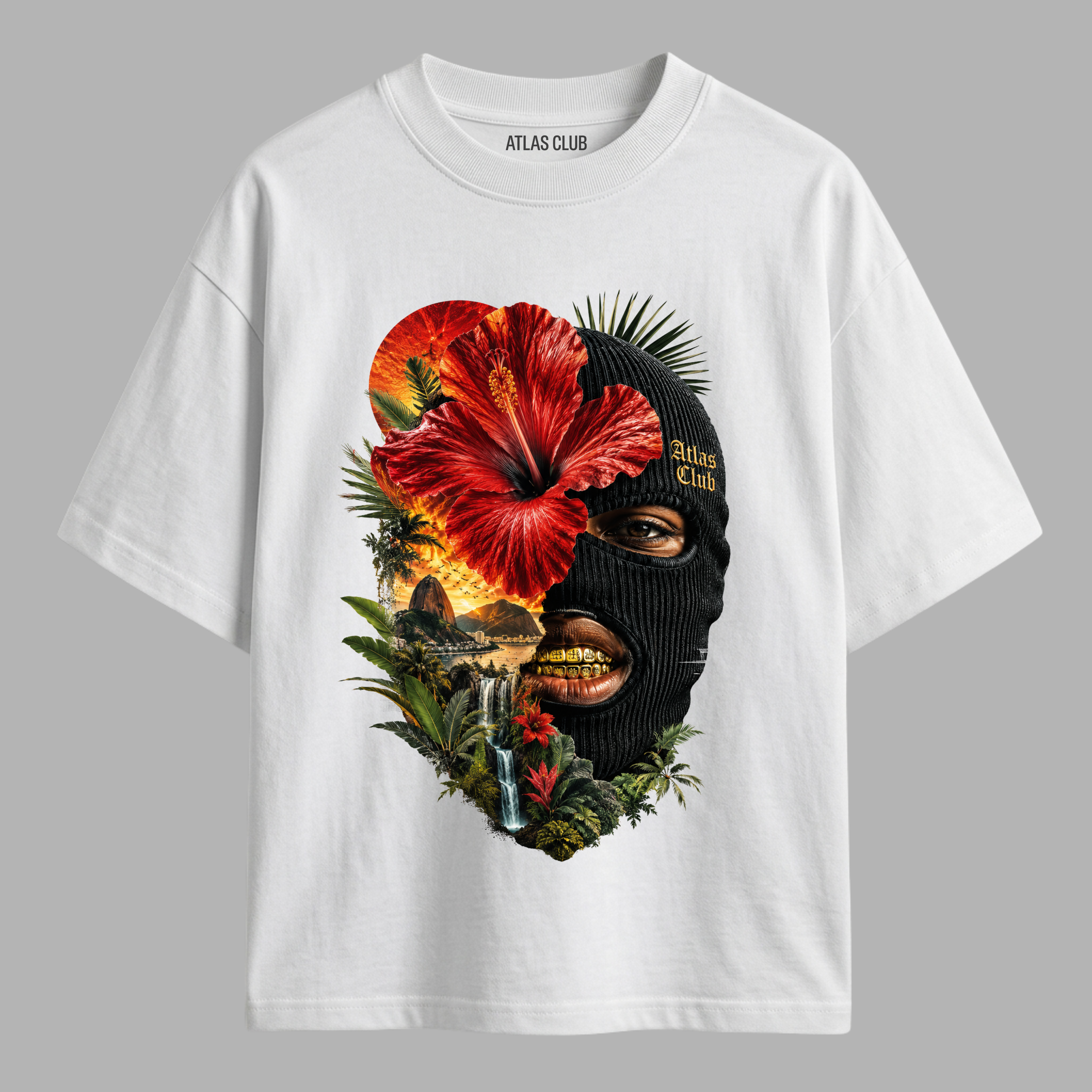 Camiseta Oversized Paraíso Proibido
