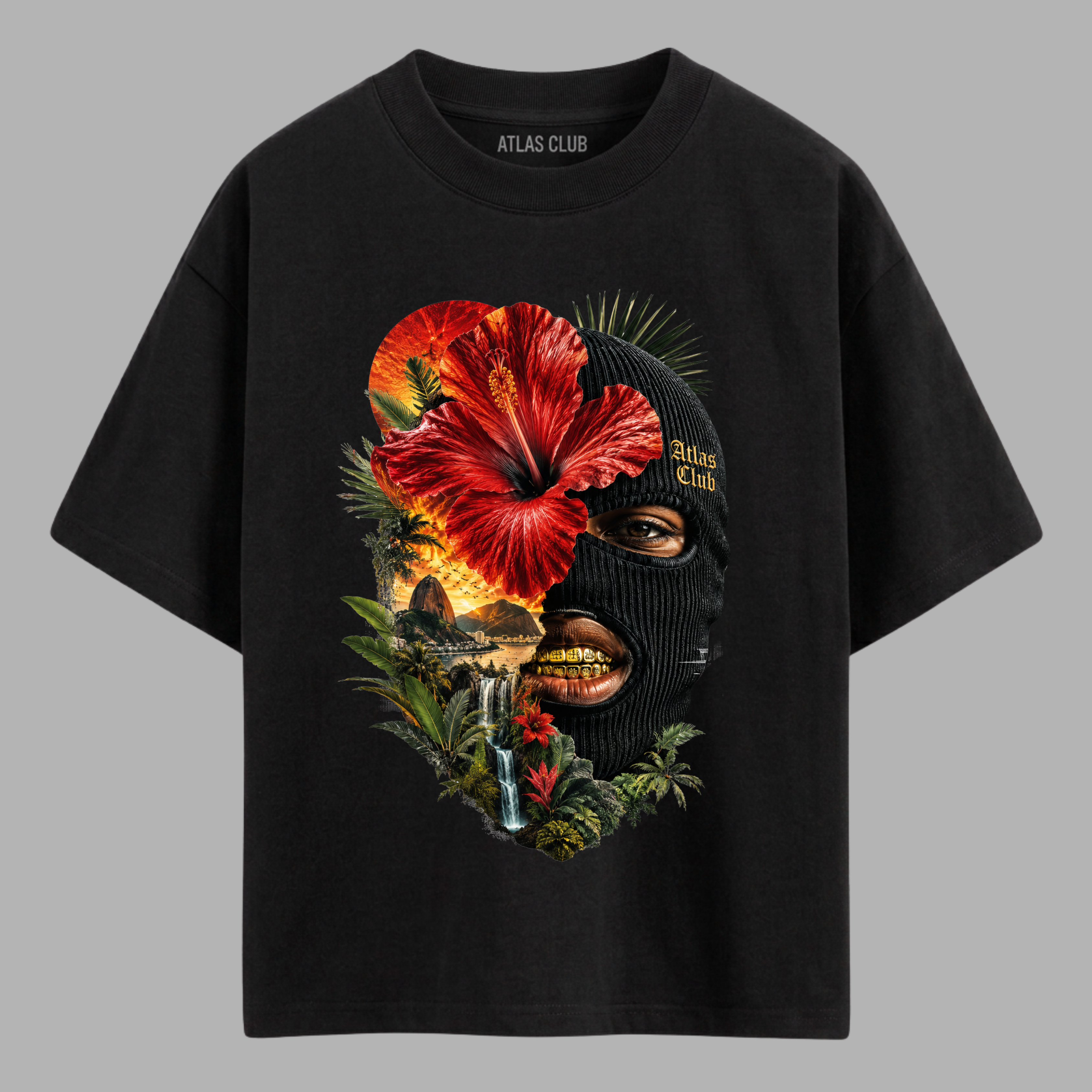Camiseta Oversized Paraíso Proibido