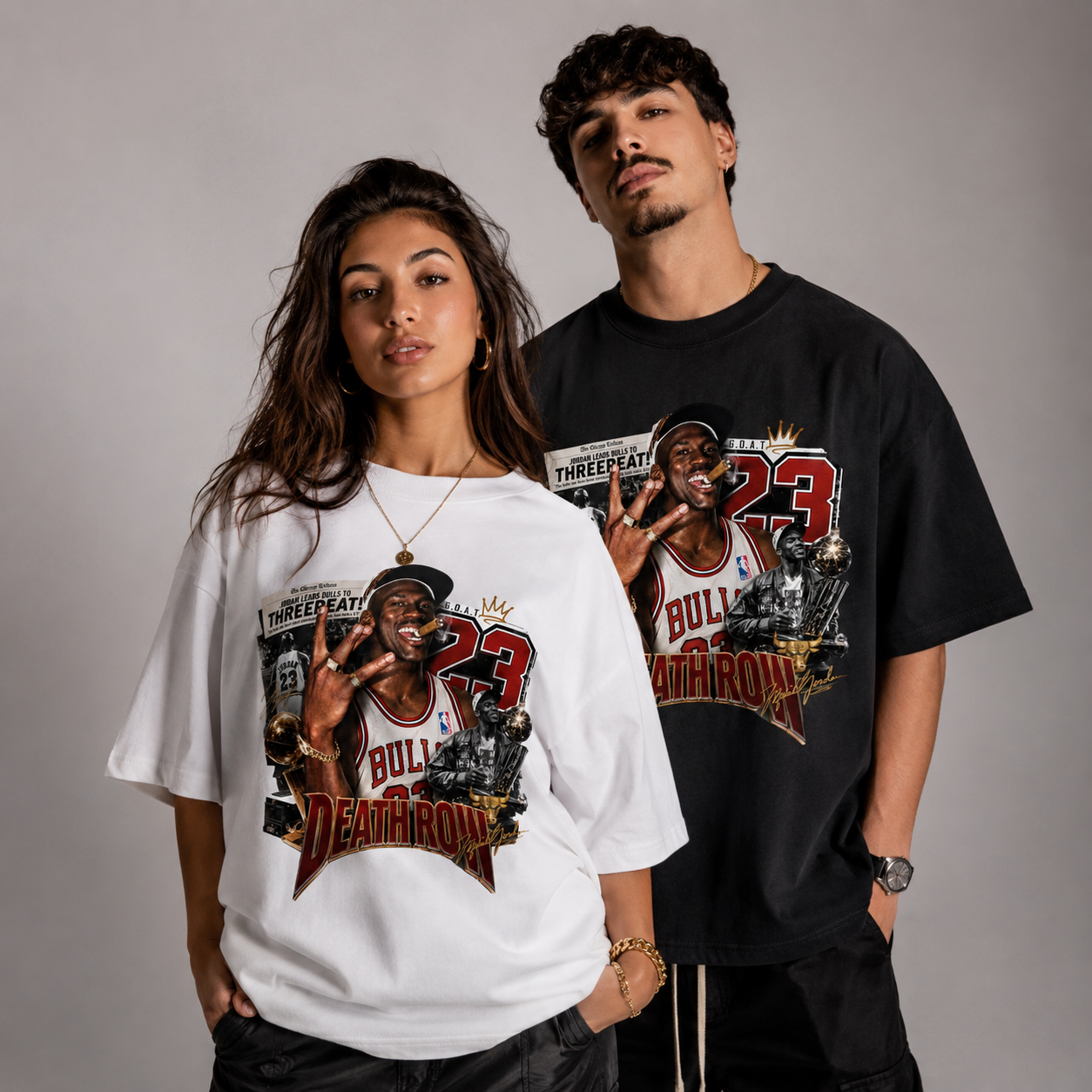 Camiseta Oversized Deathrow