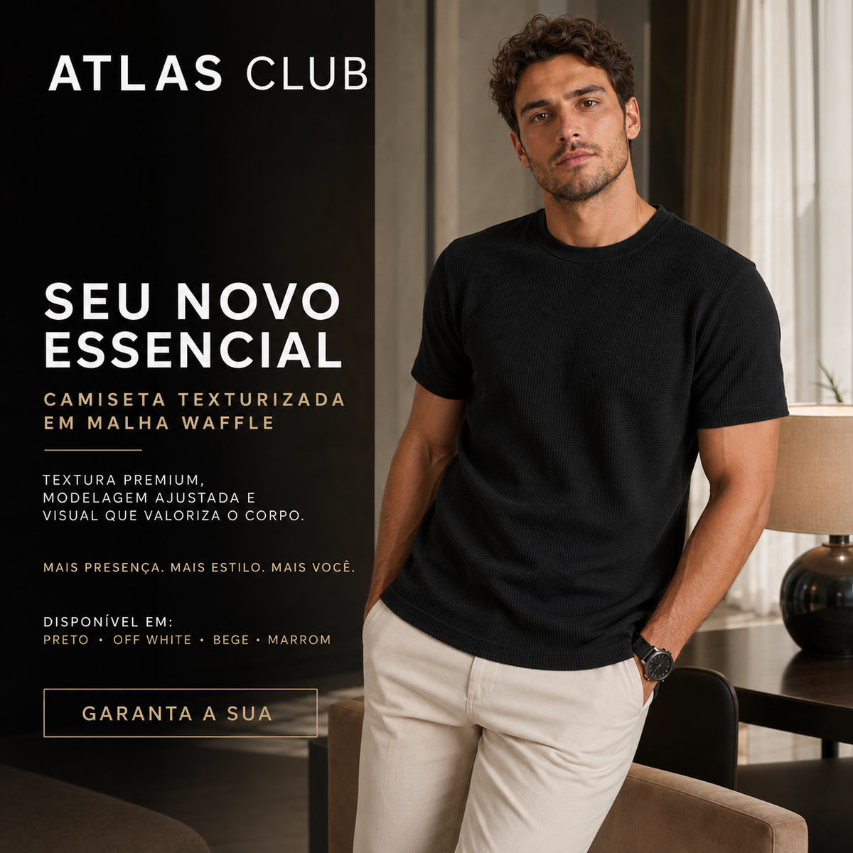 Camiseta Texturizada Atlas Club