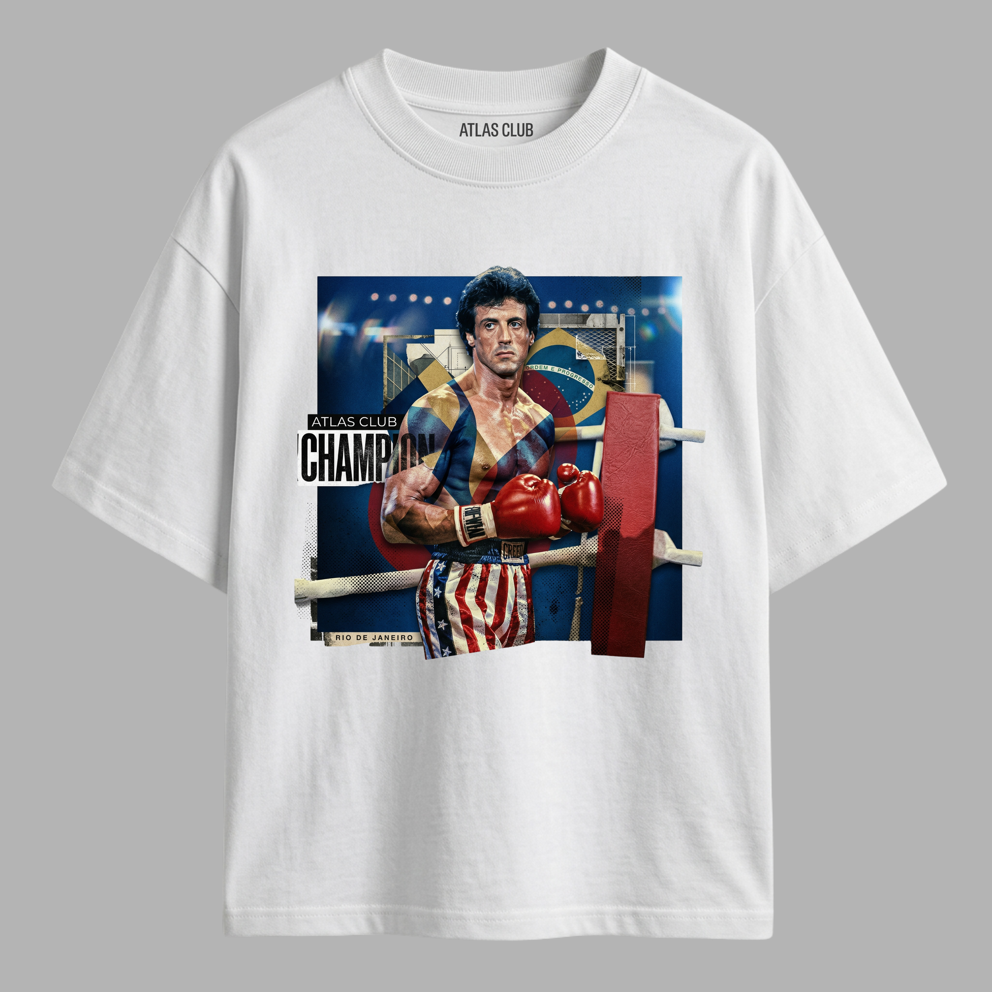 Camiseta Oversized Rocky Balboa