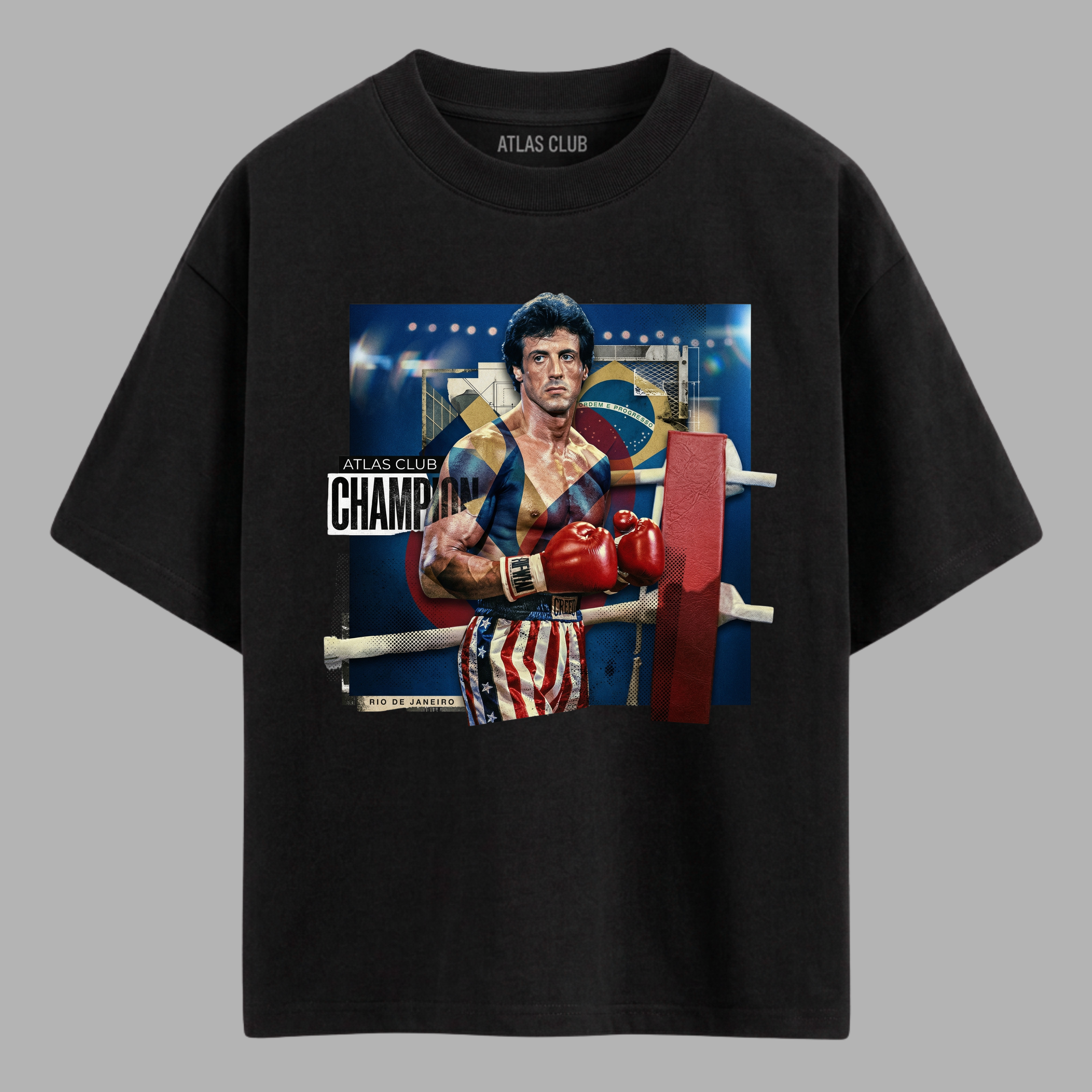 Camiseta Oversized Rocky Balboa