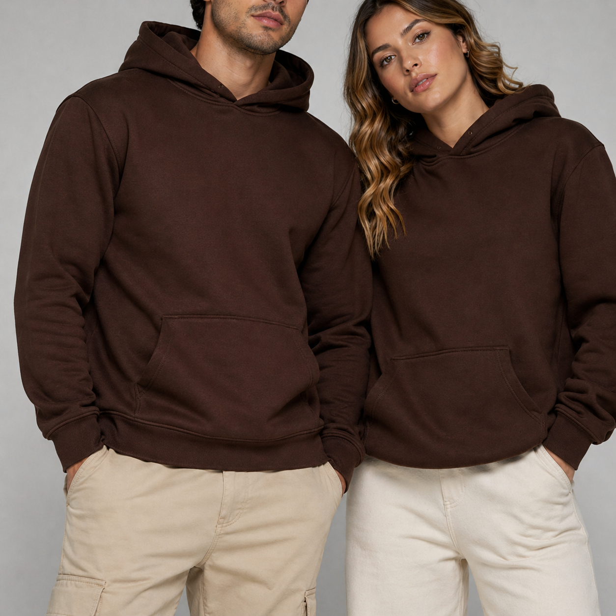 Blusa Moletom Marrom