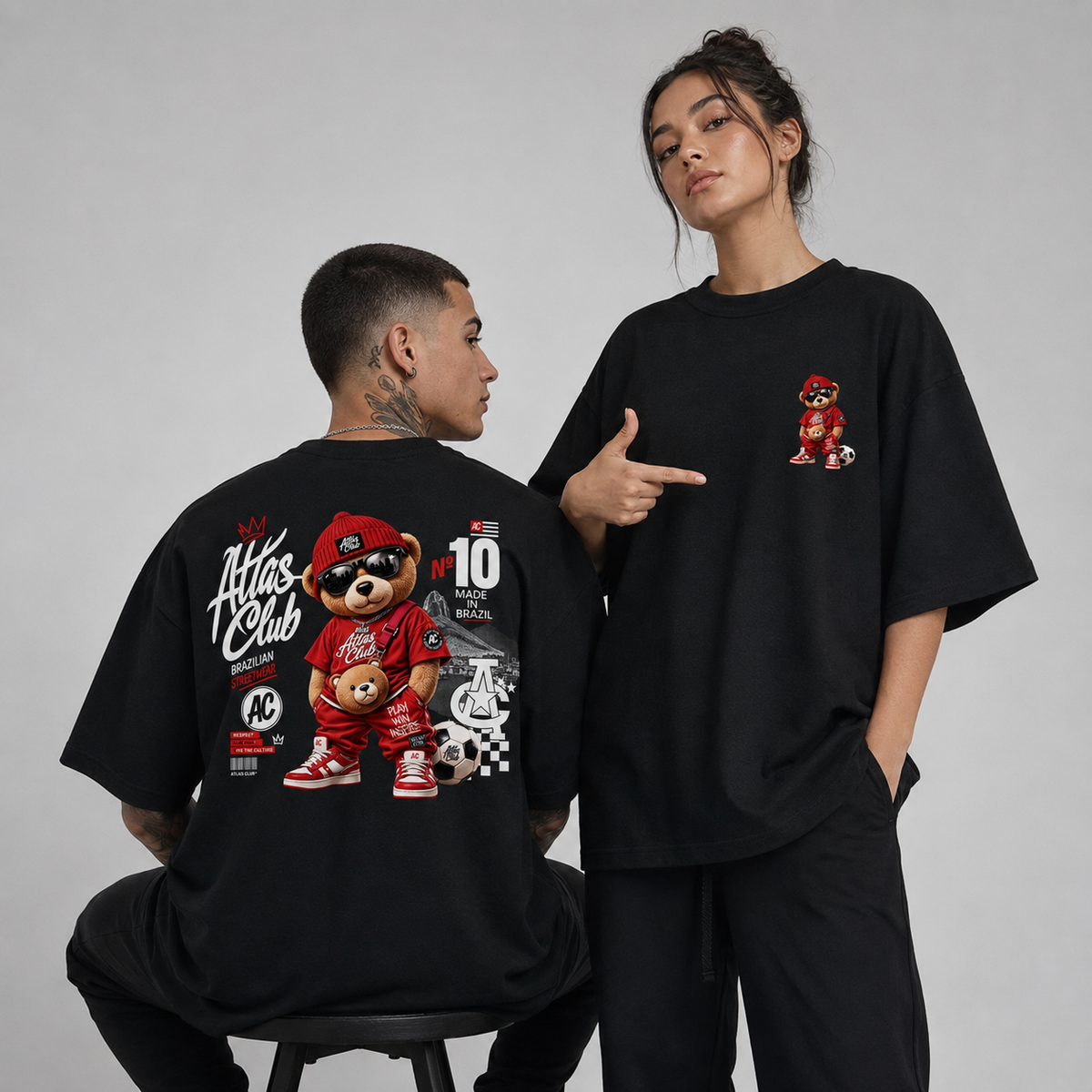 Camiseta Oversized Ted Swag