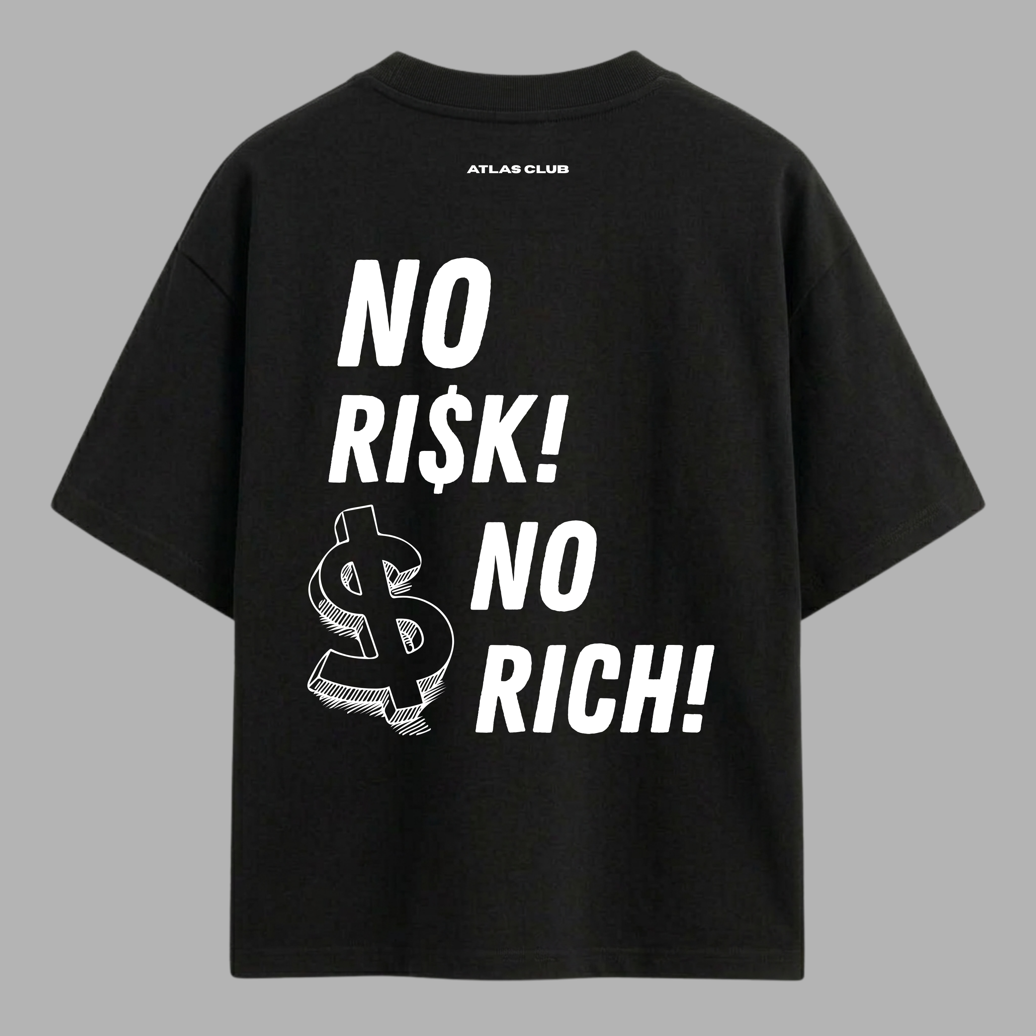Camiseta No Ri$k! No Rich!