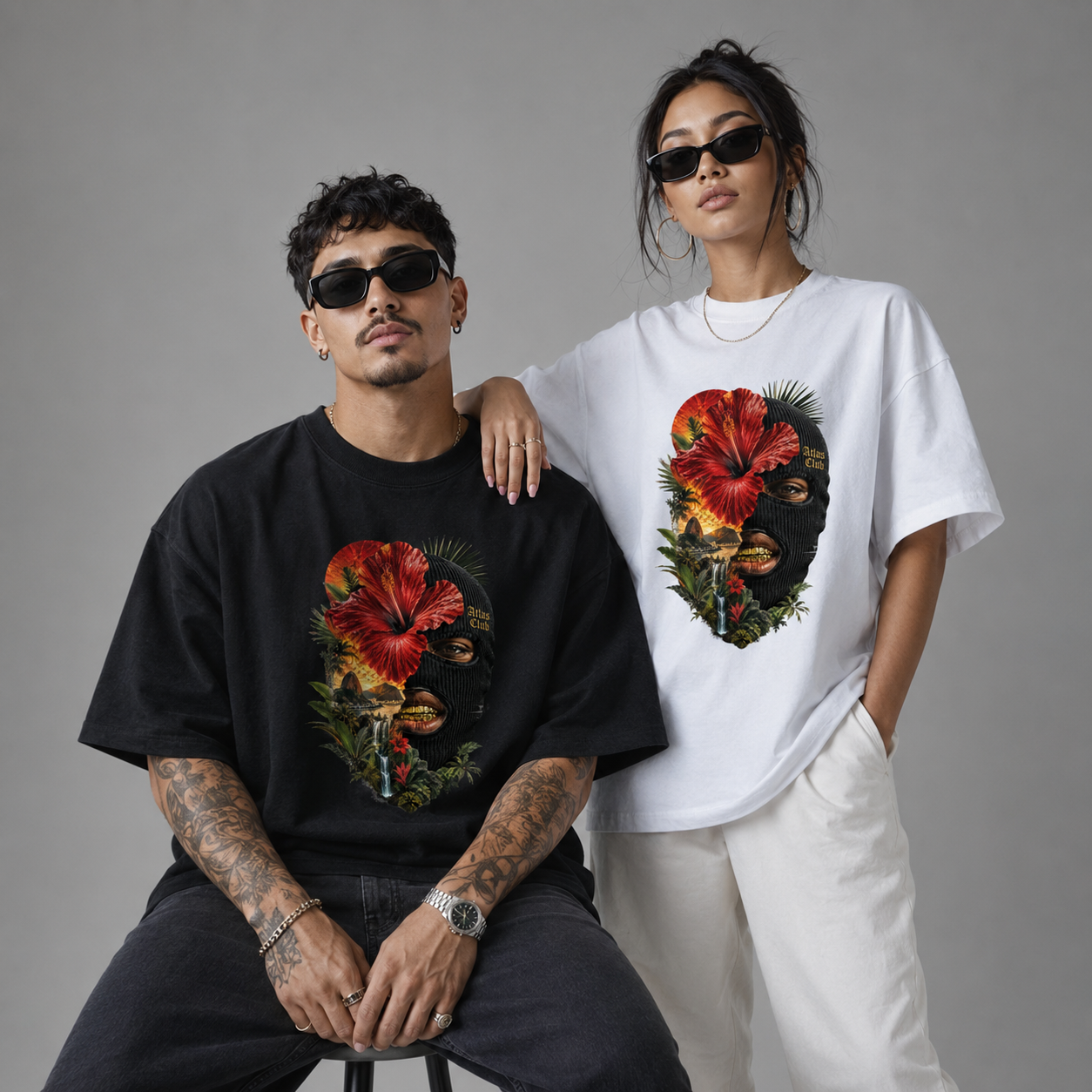 Camiseta Oversized Paraíso Proibido