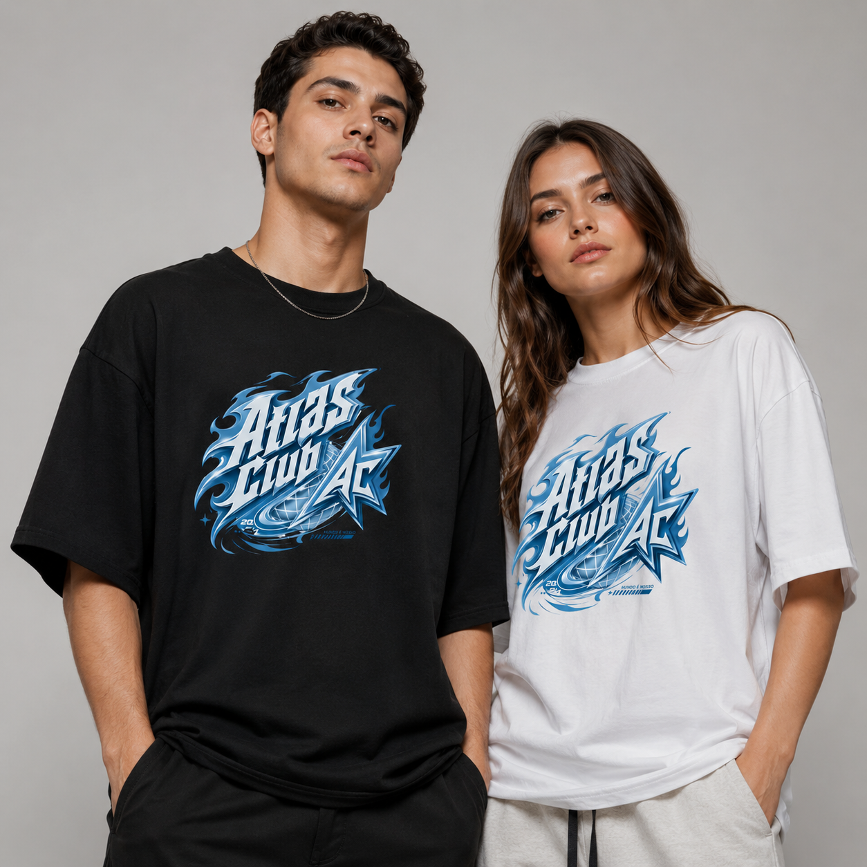 Camiseta Oversized Atlas Club