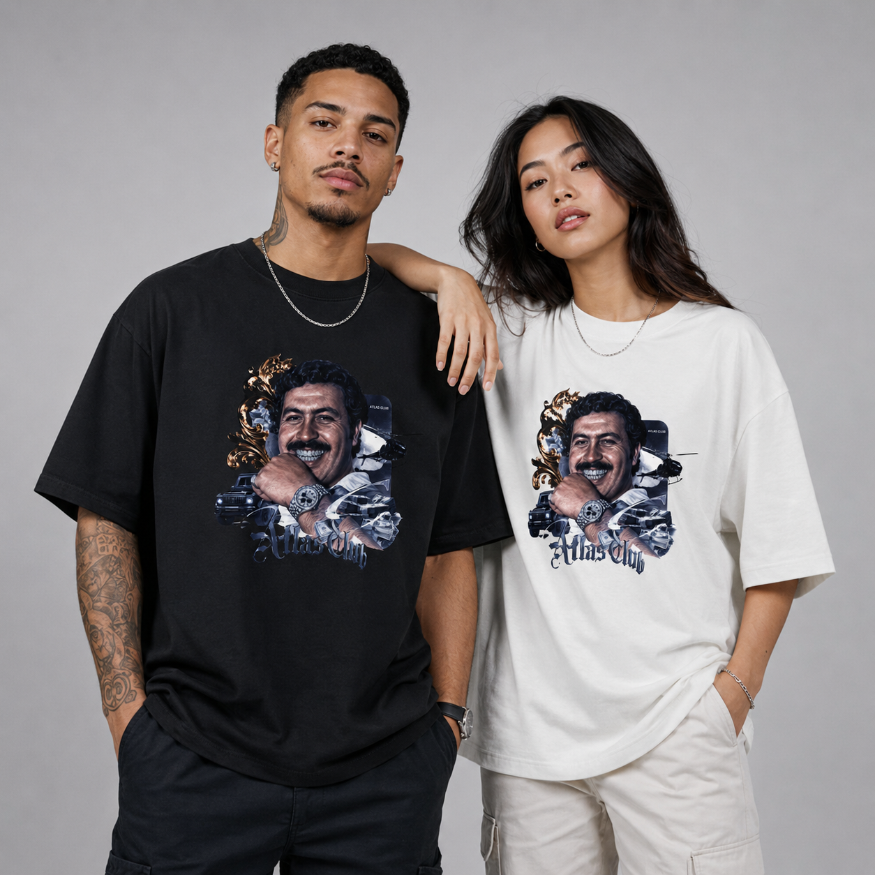 Camiseta Oversized Pablo Gangster