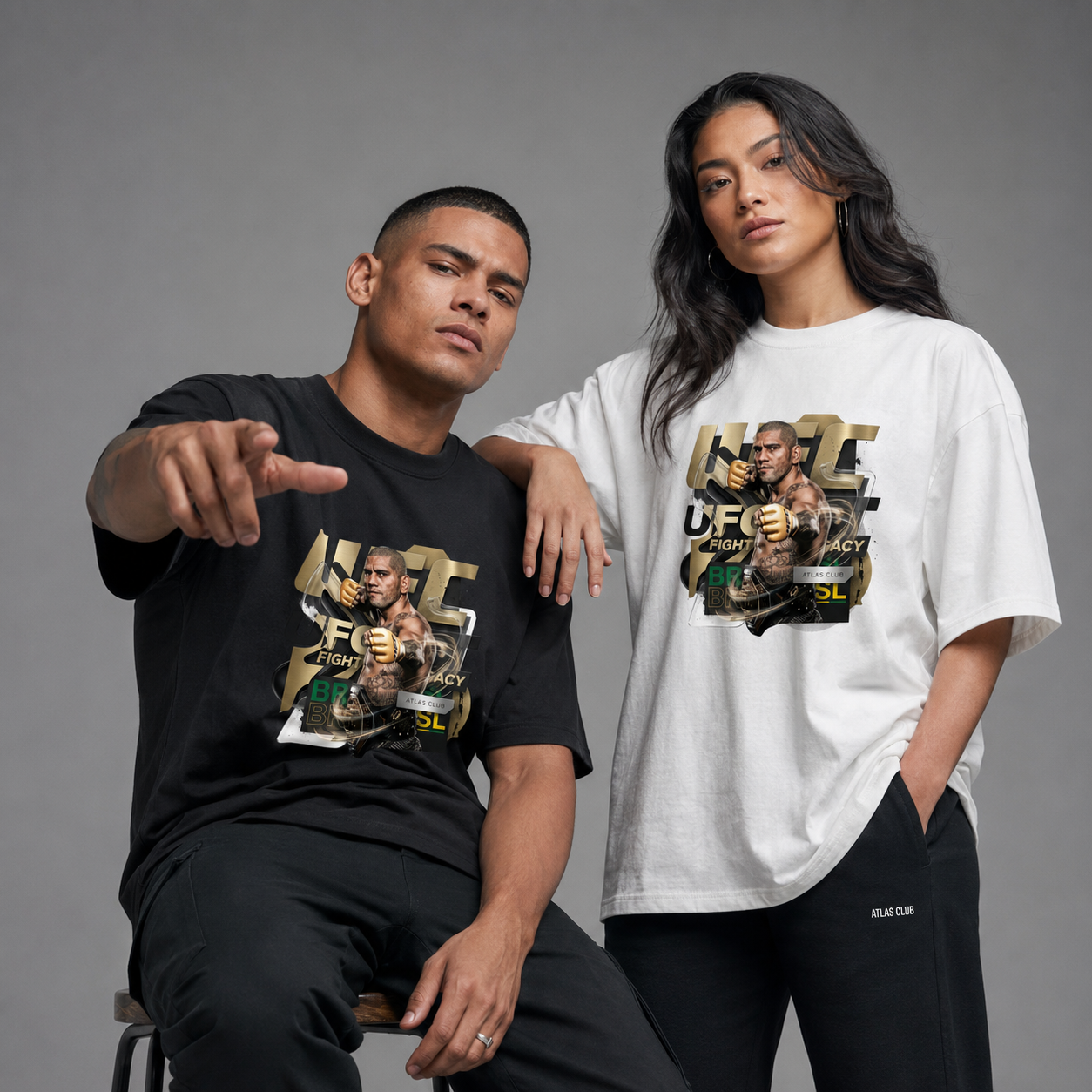 Camiseta Oversized Alex Poatan