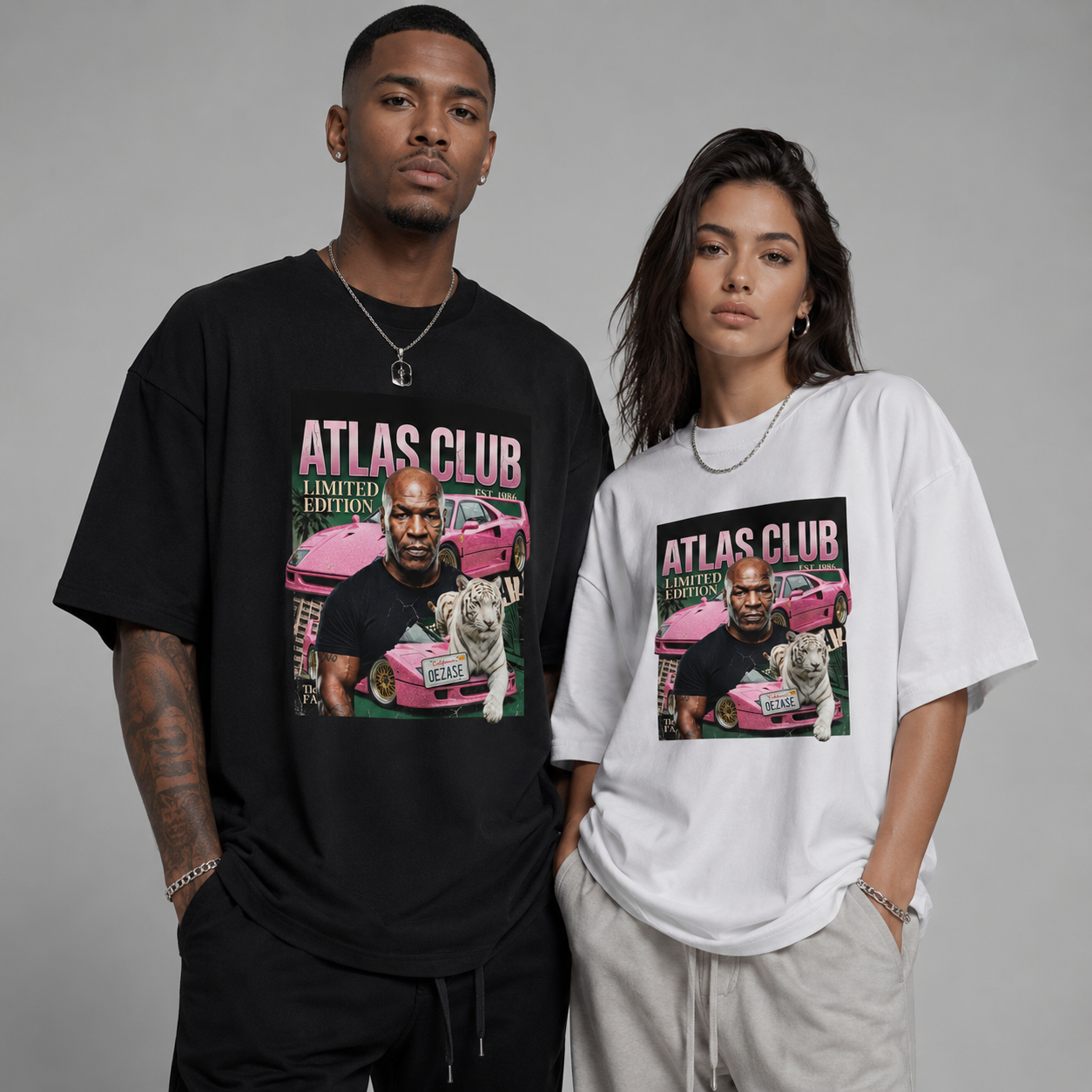 Camiseta Oversized Mike Tyson