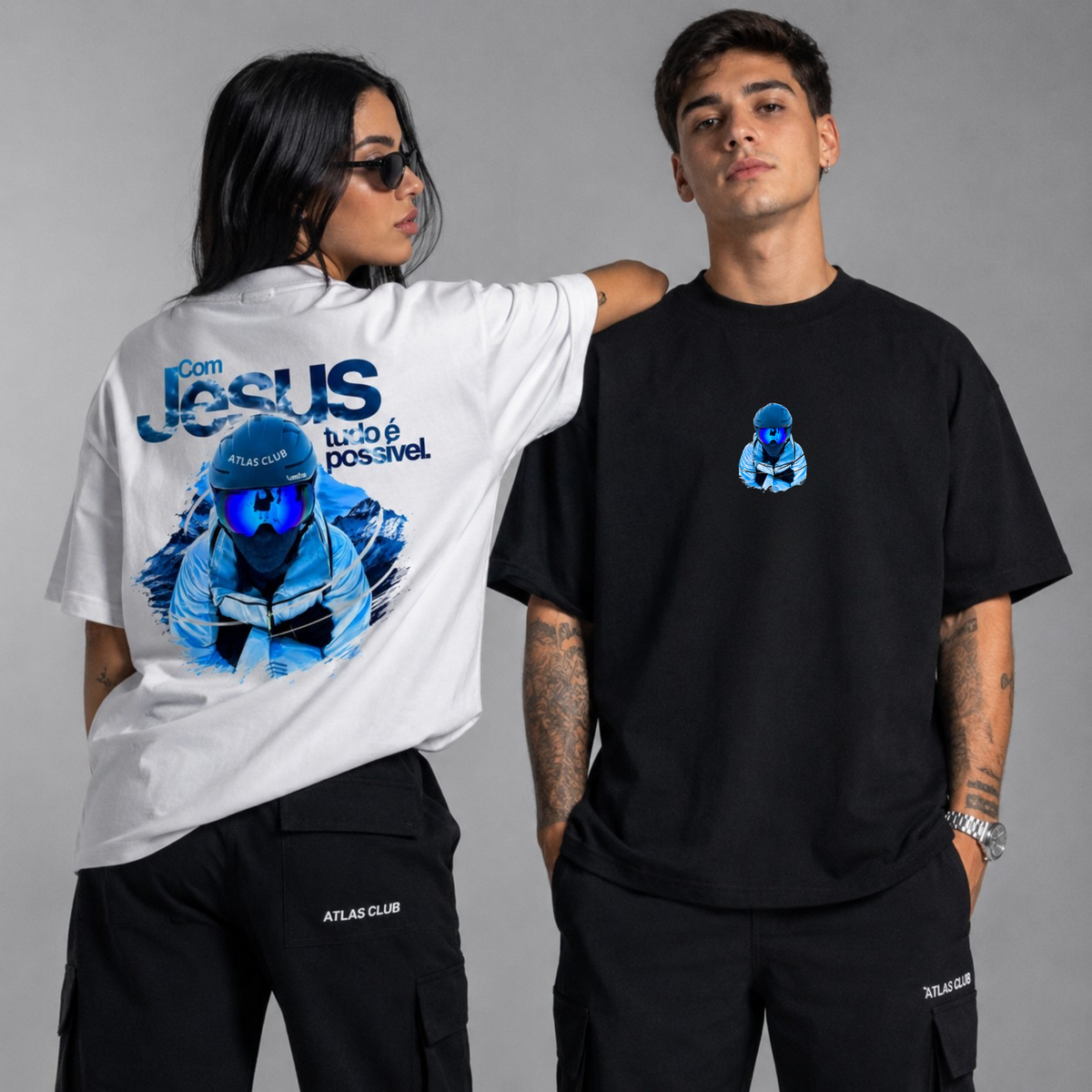 Camiseta Oversized Atlas Faith