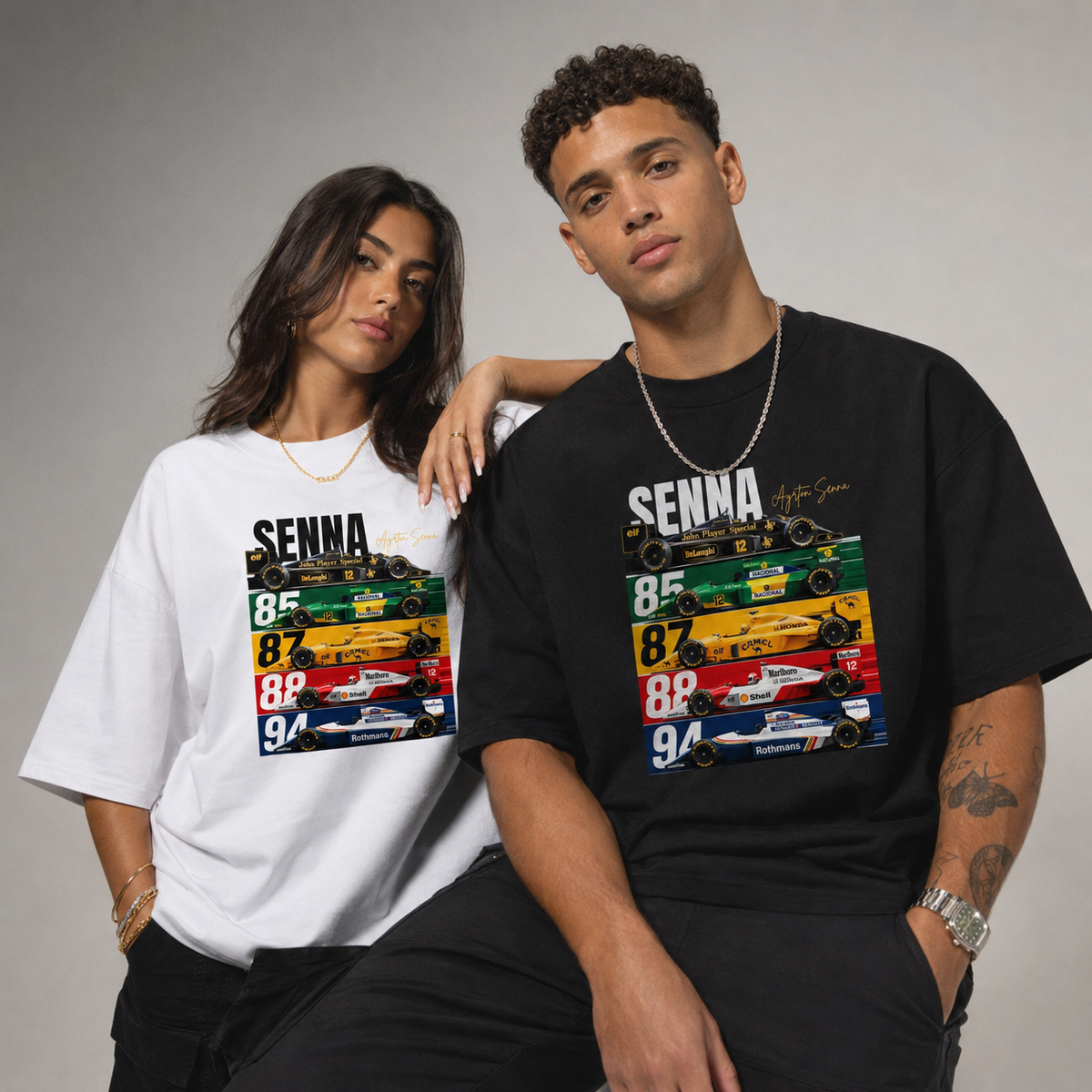 Camiseta Oversized Trajetória do Senna