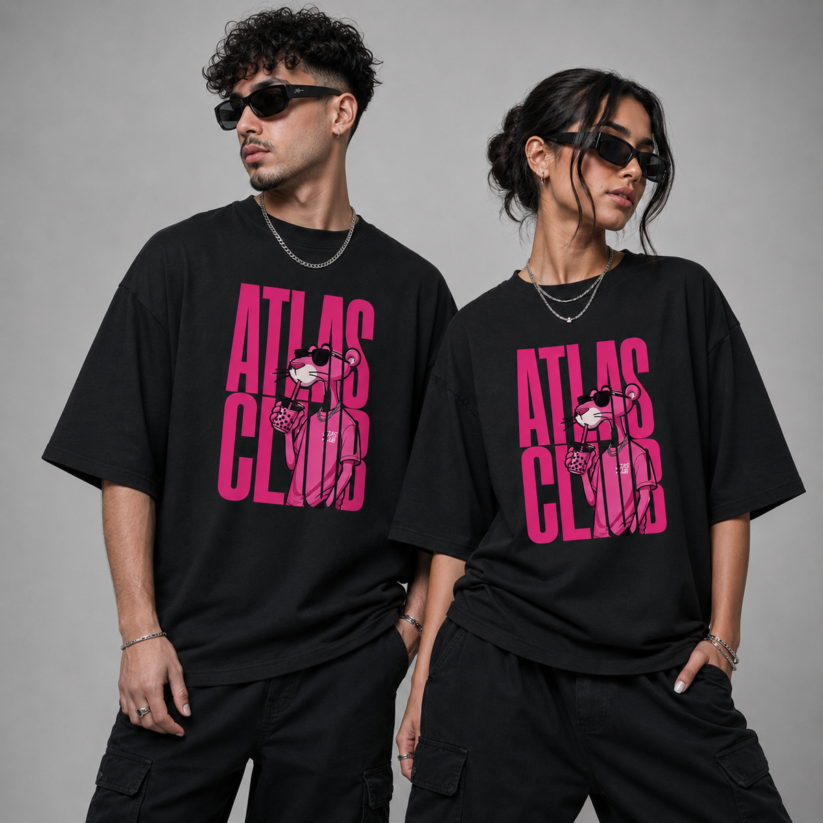 Camiseta Oversized Atlas Pantera