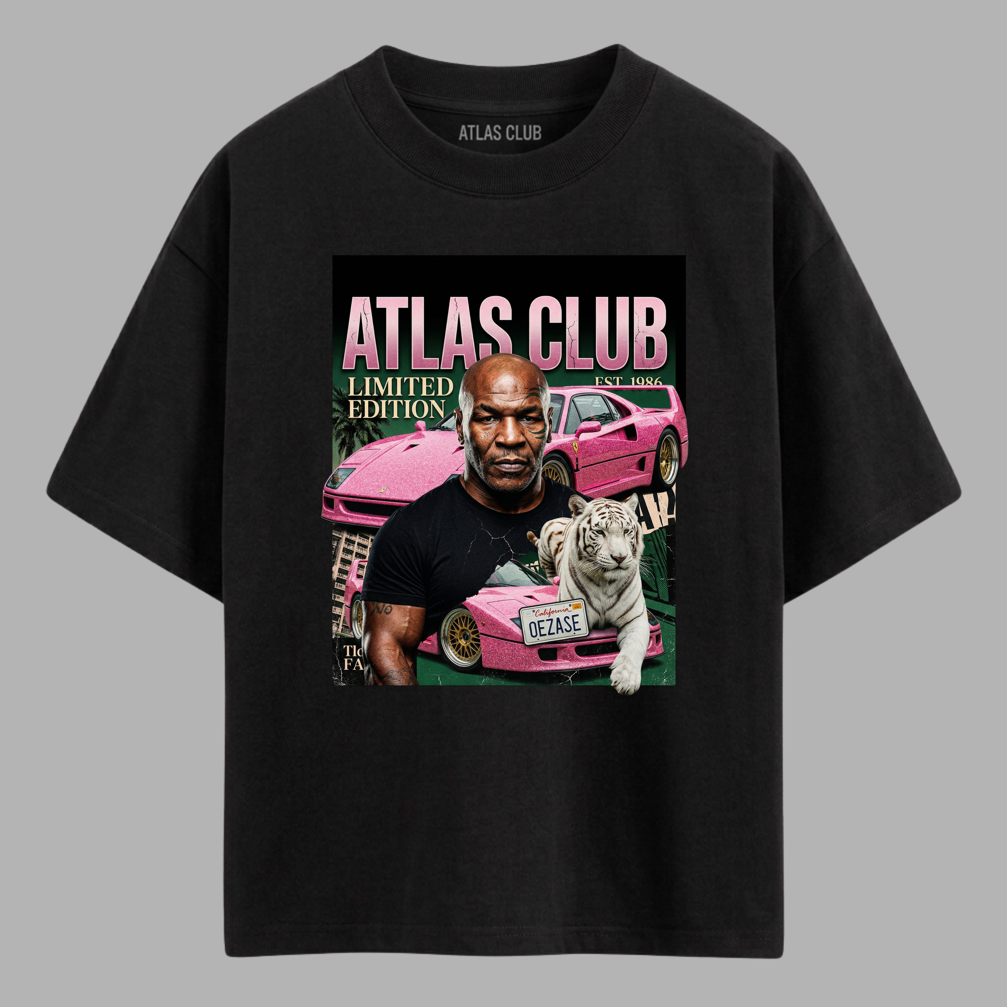 Camiseta Oversized Mike Tyson