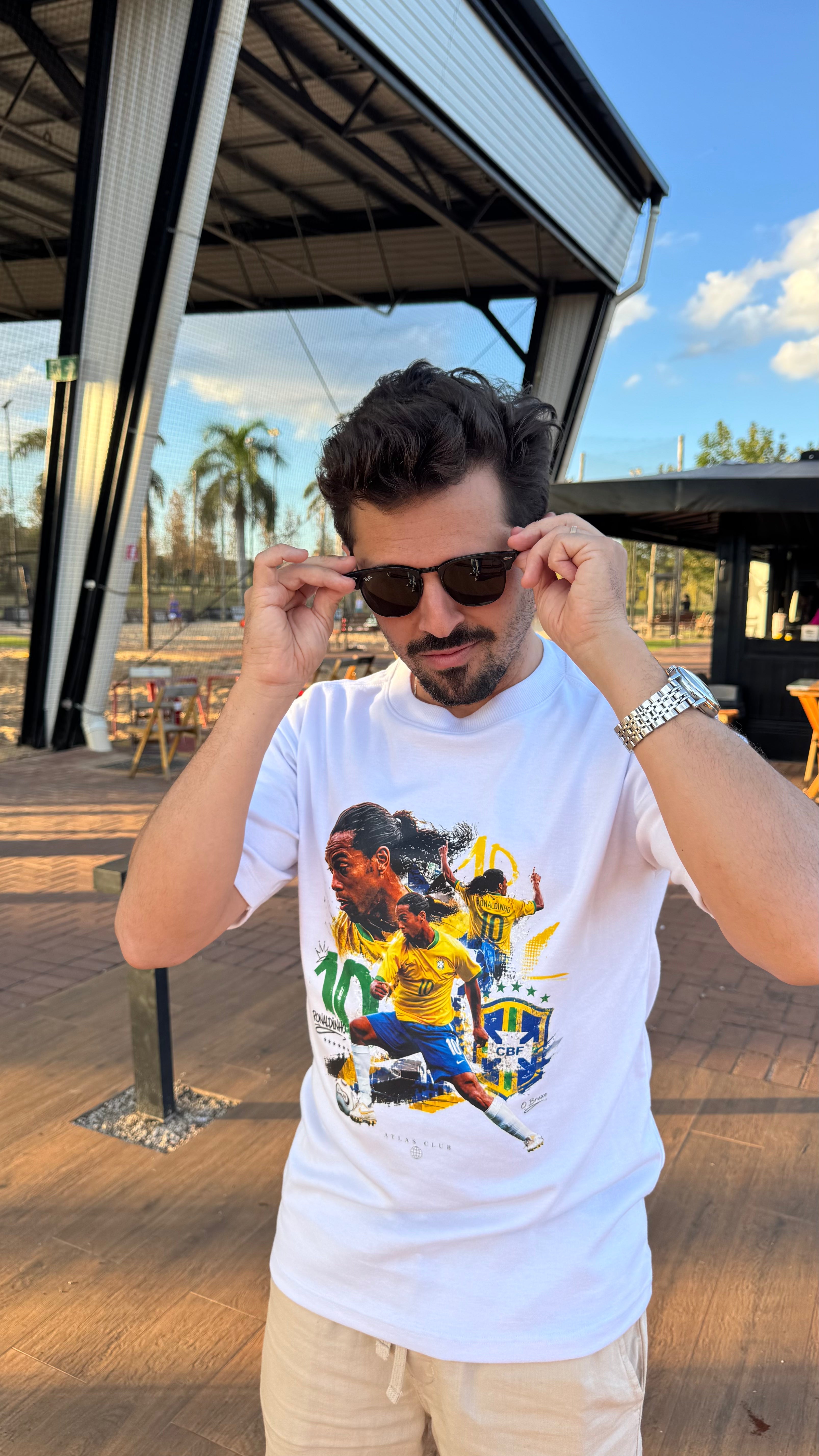 Camiseta Ronaldinho Seleção Amarela