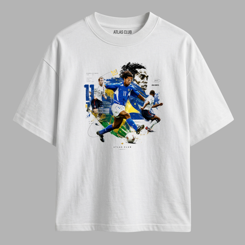 Camiseta Ronaldinho Seleção Azul