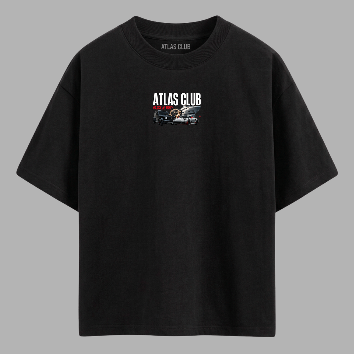 Camiseta Oversized NO RISK, NO MONEY