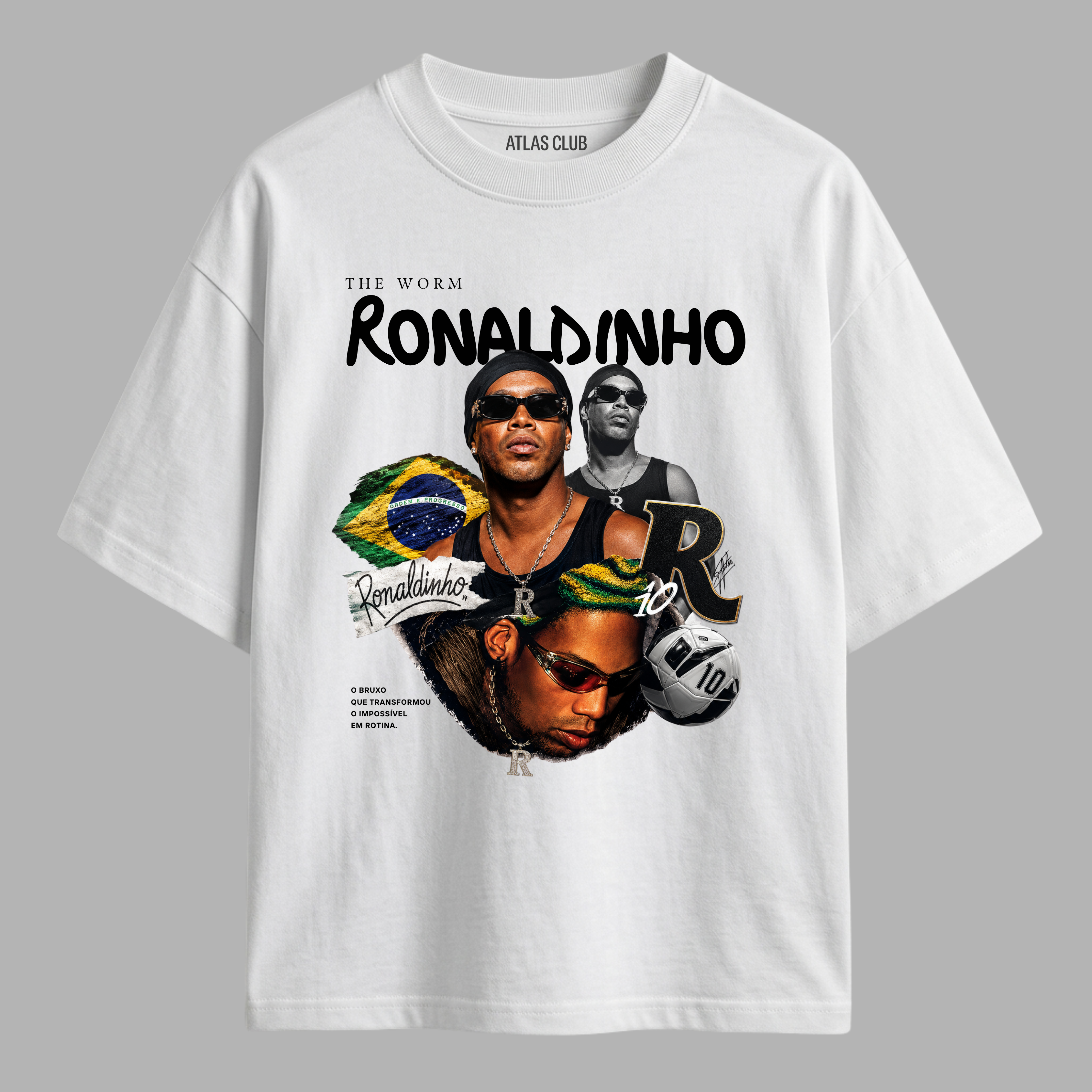 Camiseta Oversized Ronaldinho das Ruas