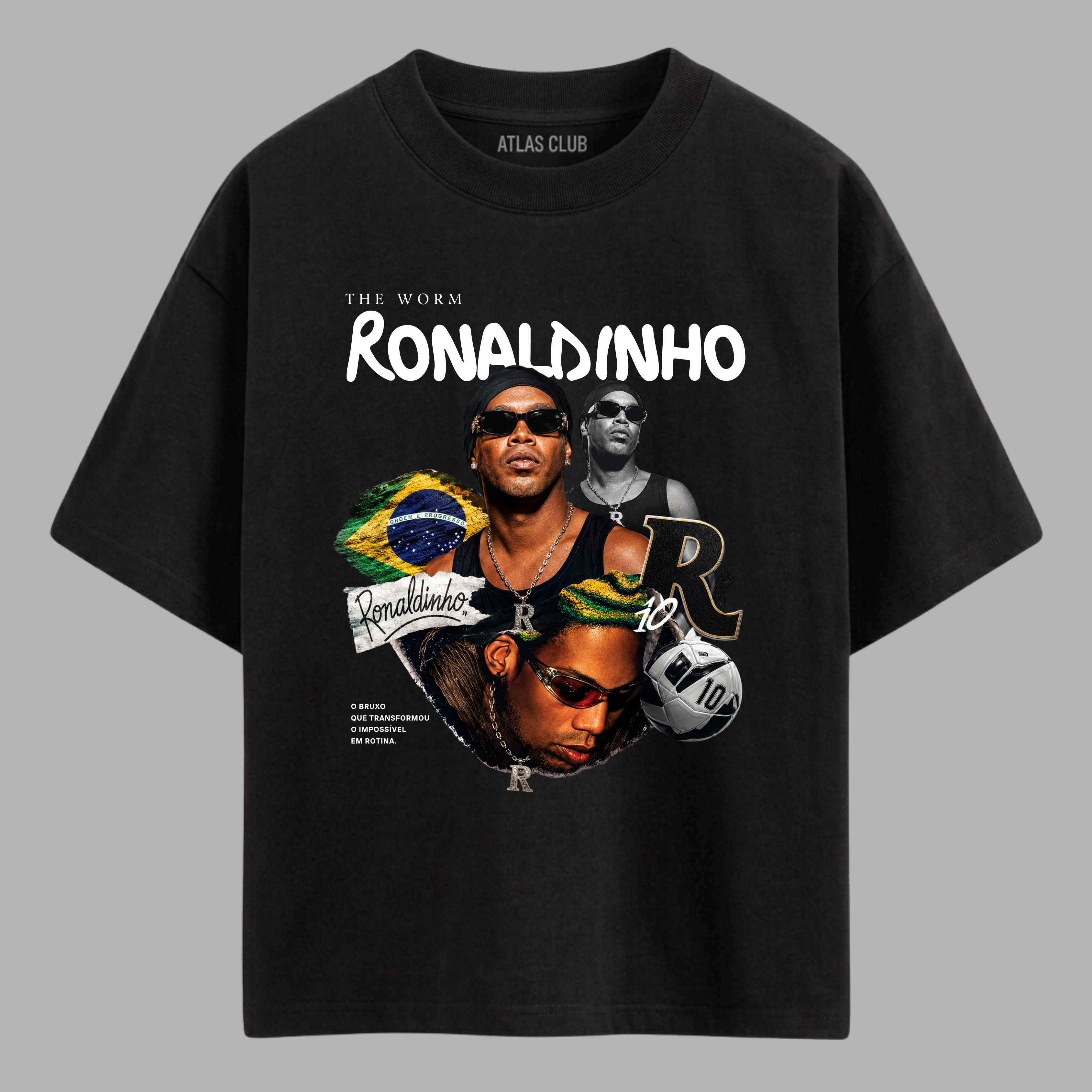 Camiseta Oversized Ronaldinho das Ruas